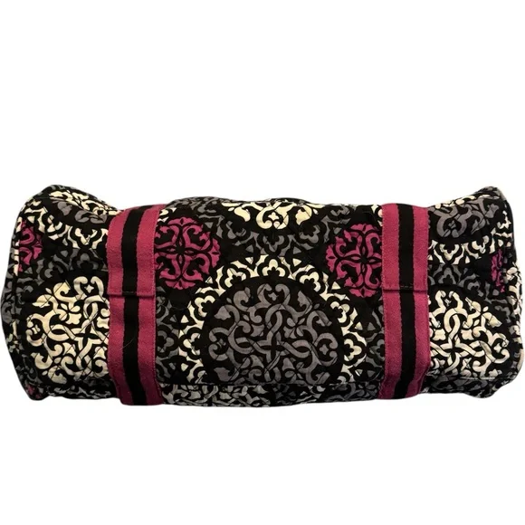 Vera Bradley Canterberry Magenta Sport Duffel Gym Overnight Travel Bag - Picture 5 of 8